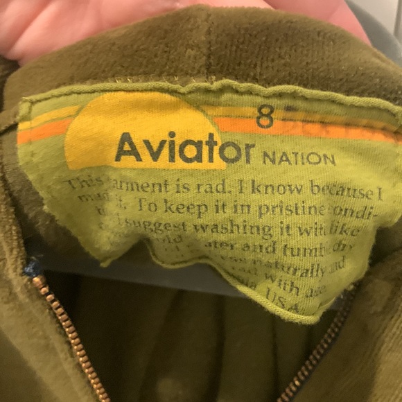 Aviator Nation 5 stripe hoodie - Picture 2 of 3